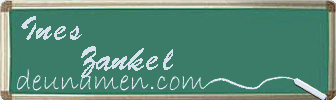 Ines Zankel Visitenkarte